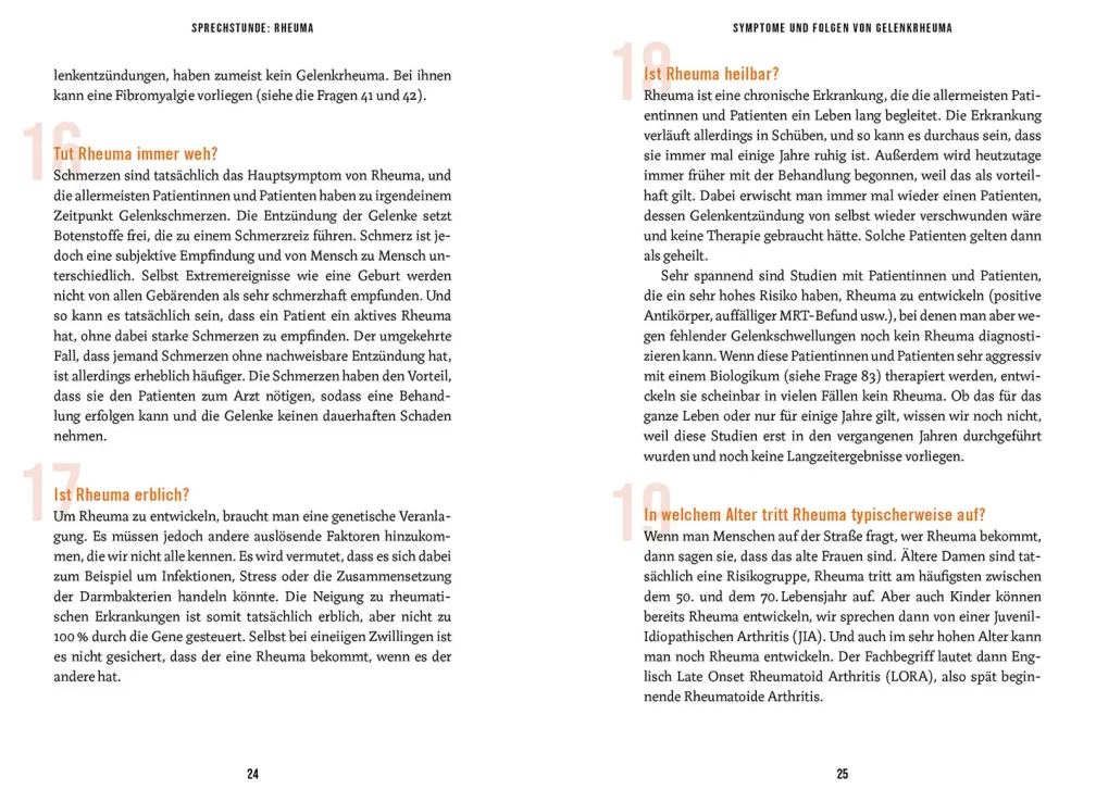 In der Sprechstunde: Rheuma