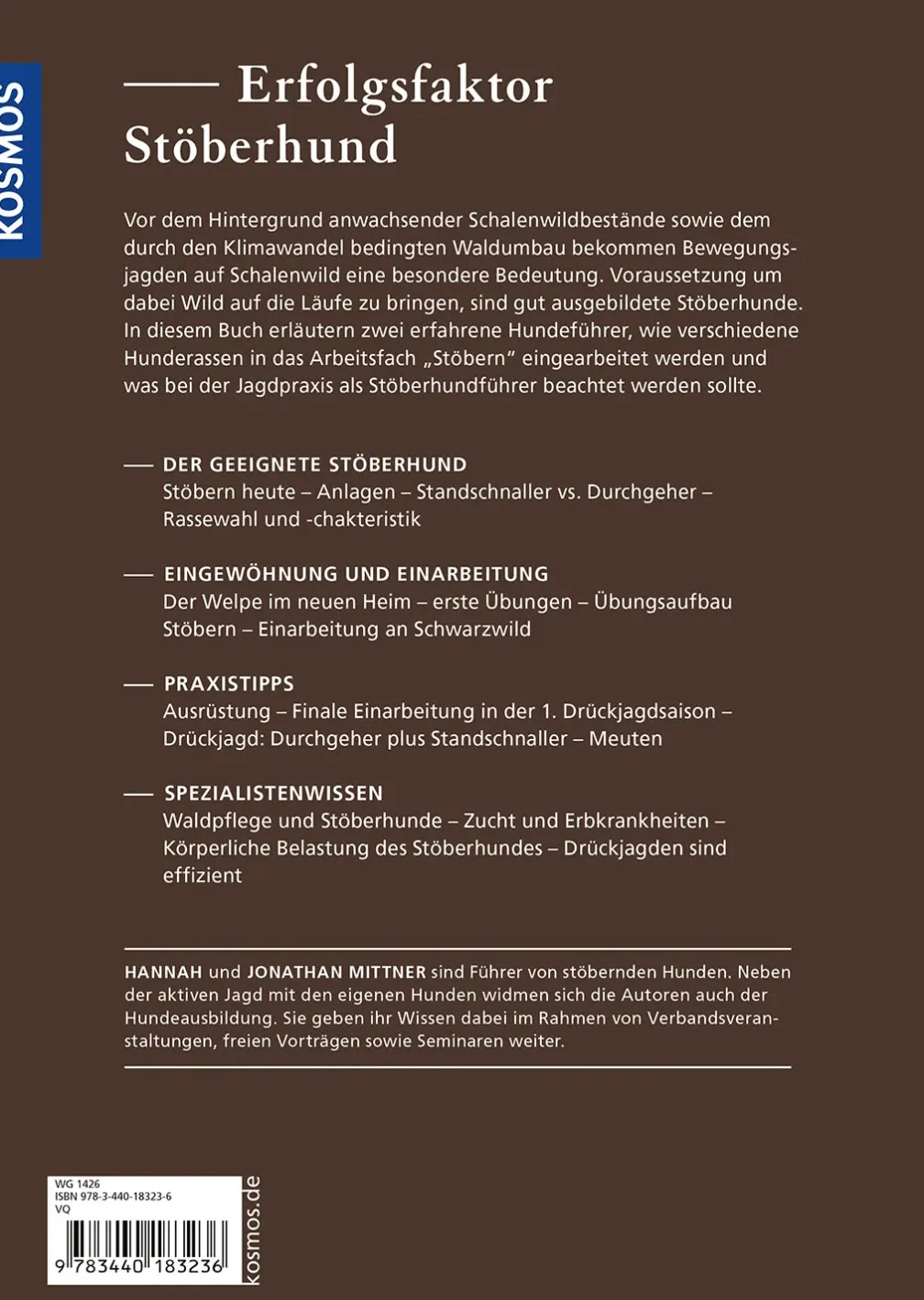 Jagen mit Stöberhunden