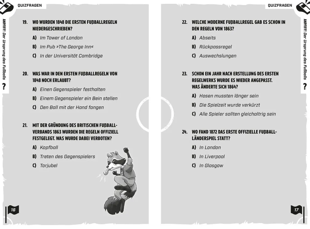 kicker Kids Fußball Quiz