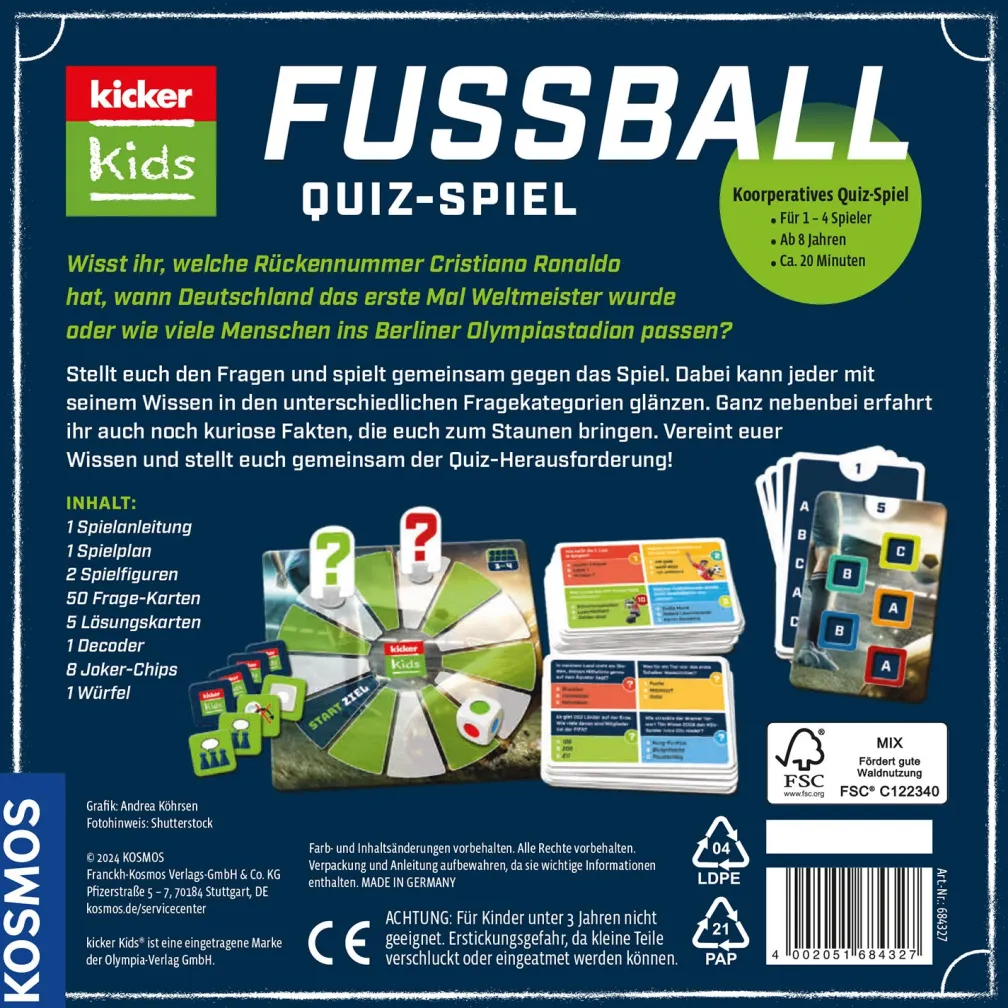 Kicker Kids - Fußball Quiz-Spiel
