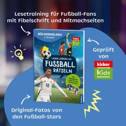 kicker Kids, Lesen lernen mit Fußballrätseln,