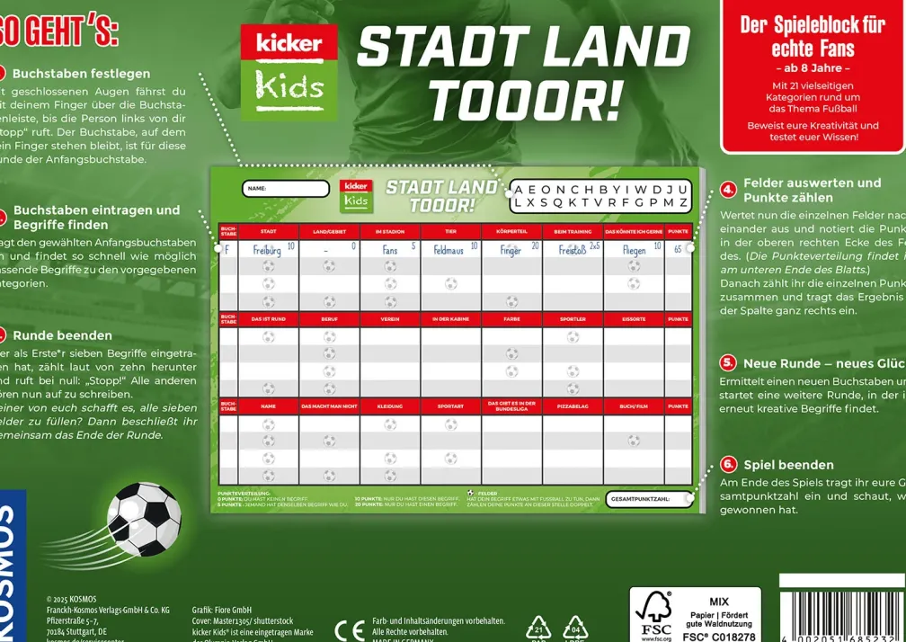 kicker Kids: Stadt - Land - Tooor!
