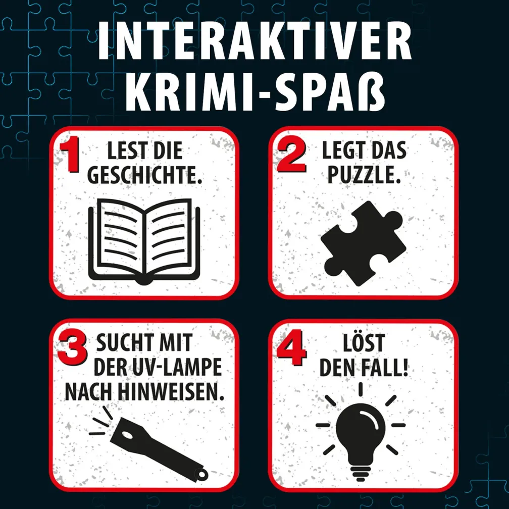 Krimi-Puzzle: Die drei ??? - Das Echo der Finsternis