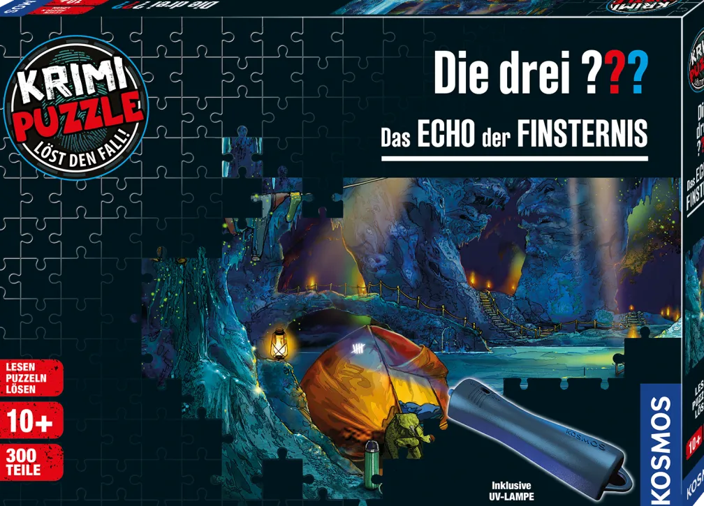 Krimi-Puzzle: Die drei ??? - Das Echo der Finsternis