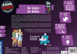 Krimi-Puzzle: Die drei !!! - Der Schatz der Delfine