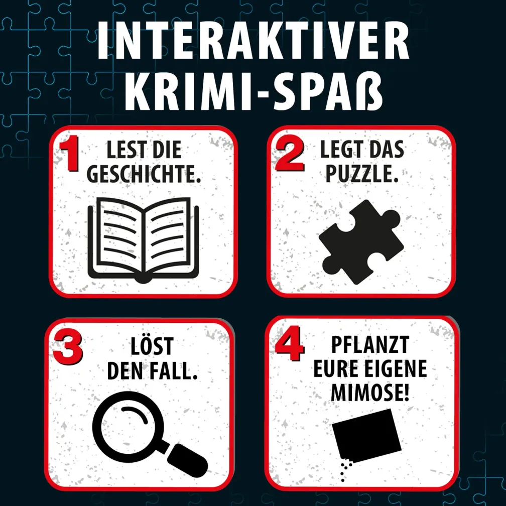 Krimi-Puzzle: Die drei ??? - Die Blüte des Verderbens