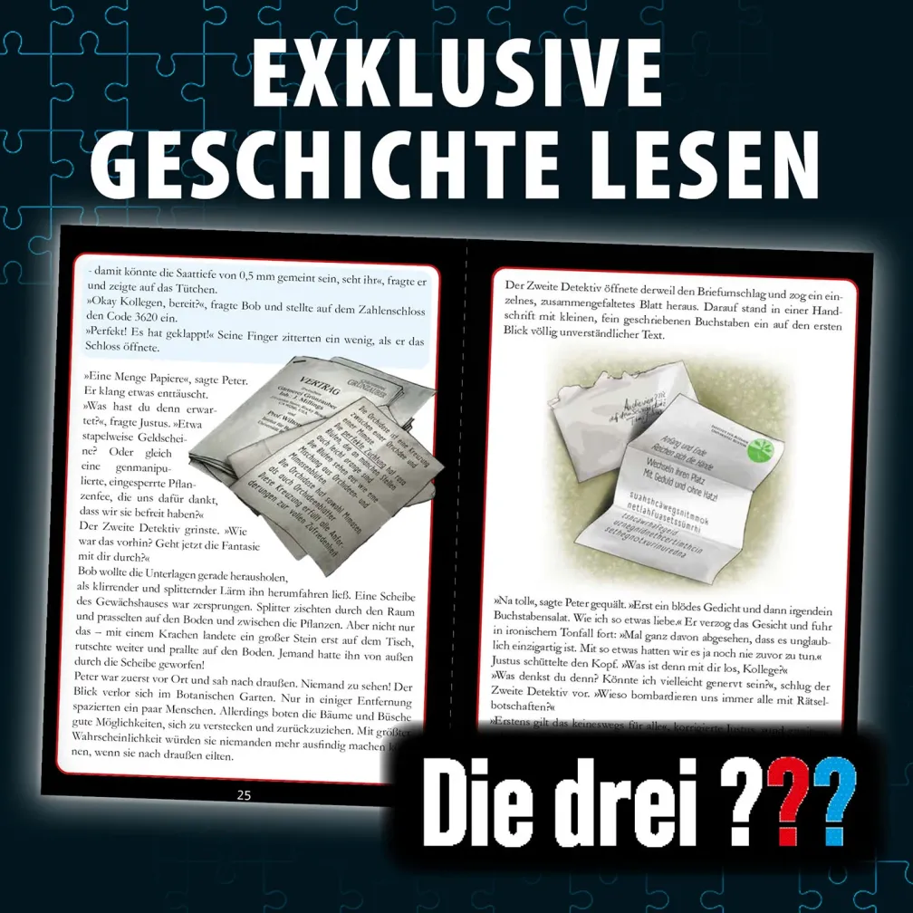 Krimi-Puzzle: Die drei ??? - Die Blüte des Verderbens