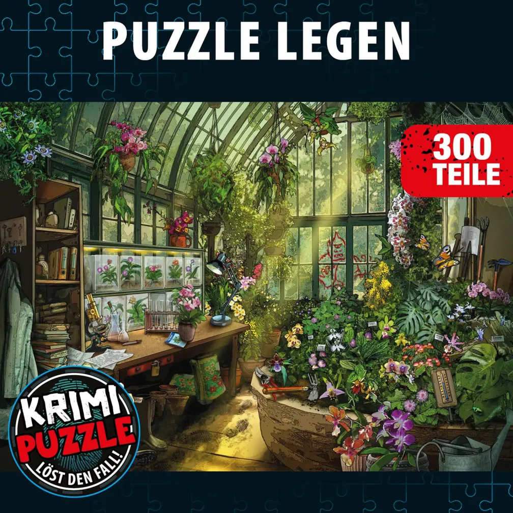 Krimi-Puzzle: Die drei ??? - Die Blüte des Verderbens