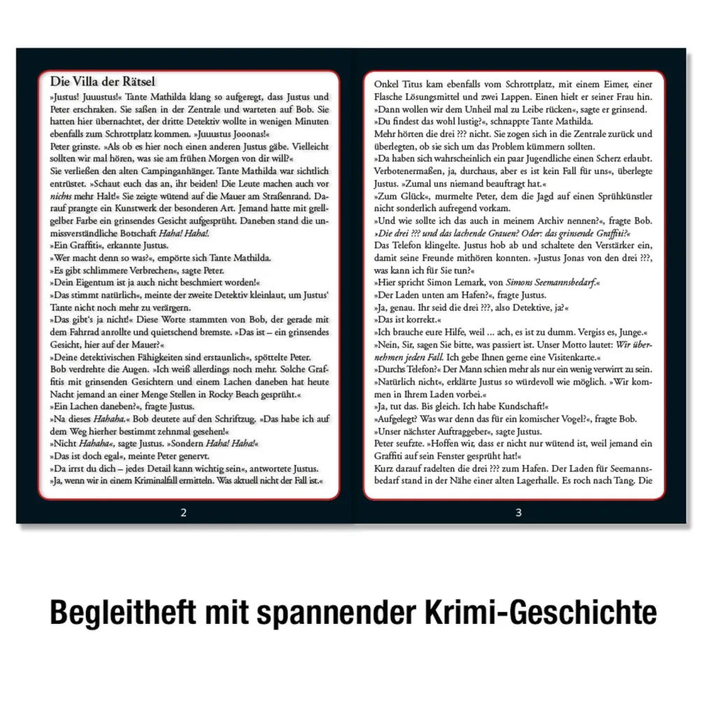 Krimi Puzzle: Die drei ??? - Die Villa der Rätsel