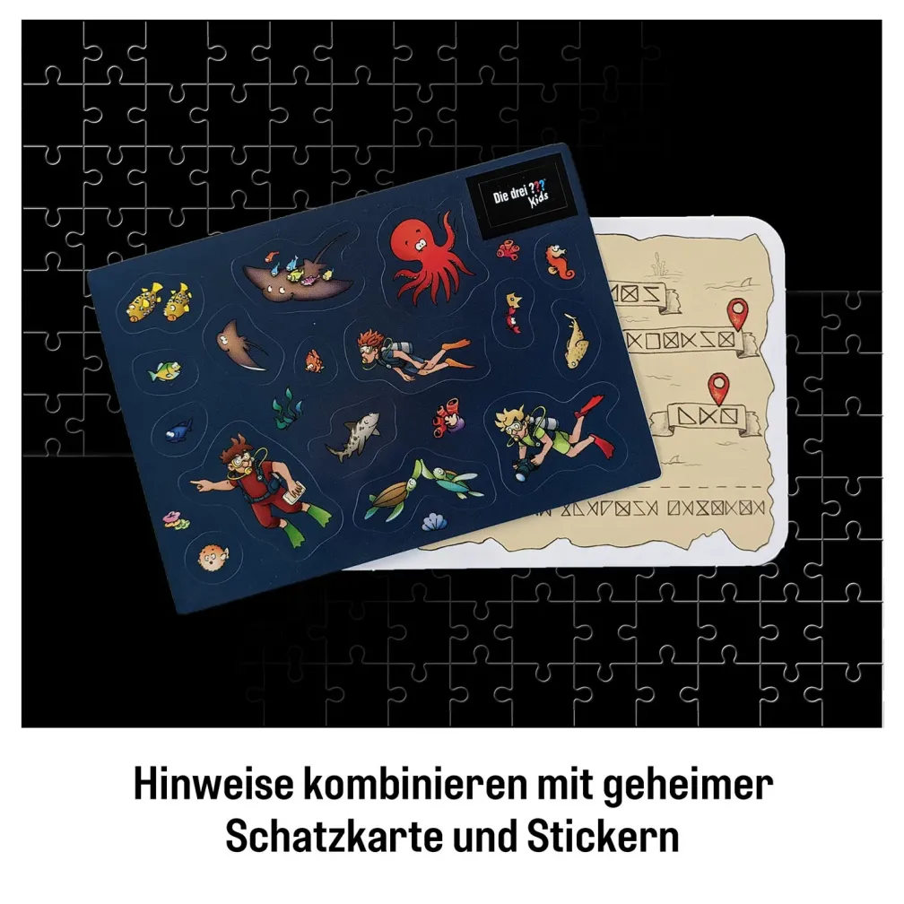 Krimi-Puzzle: Die drei ??? Kids - Achtung, Meeresungeheuer!