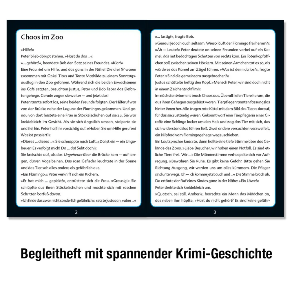 Krimi Puzzle: Die drei ??? Kids - Chaos im Zoo