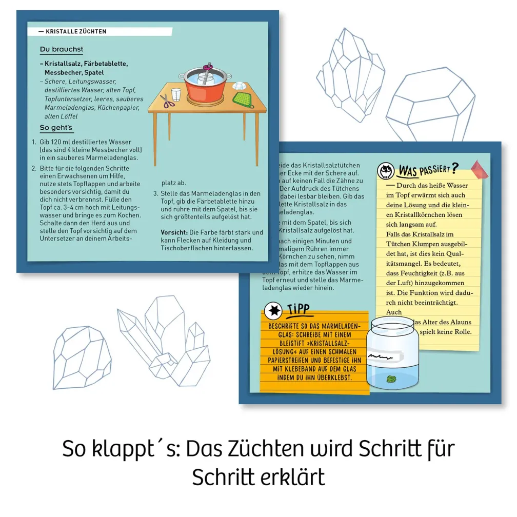 Kristalle grün