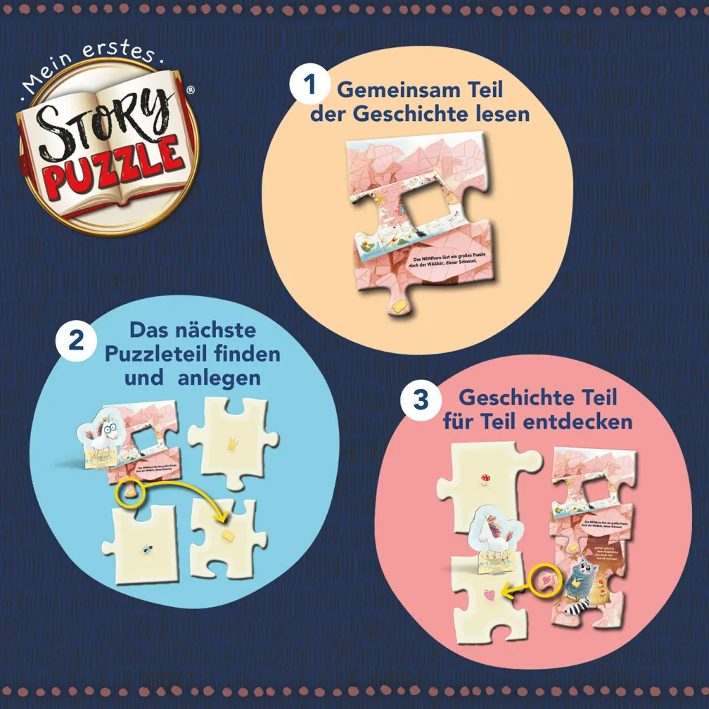 Mein erstes Story-Puzzle: Das NEINhorn