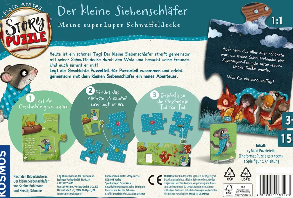 Mein erstes Story-Puzzle: Der kleine Siebenschläfer