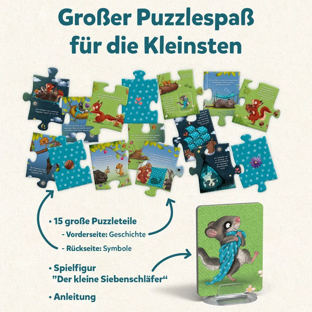 Mein erstes Story-Puzzle: Der kleine Siebenschläfer