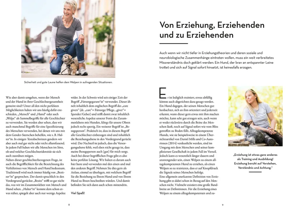Moderne Welpenerziehung