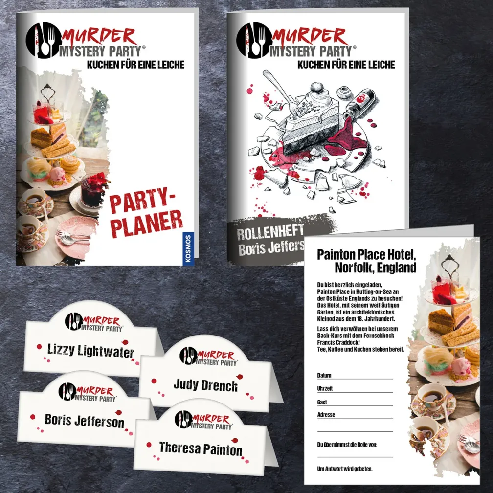 Murder Mystery Party Kuchen für eine Leiche