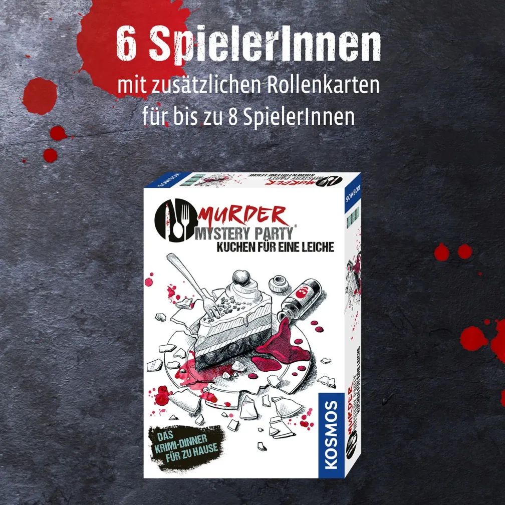 Murder Mystery Party Kuchen für eine Leiche