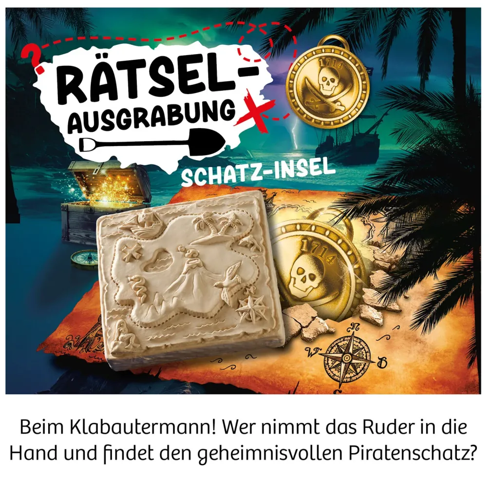 Rätsel-Ausgrabung Schatz-Insel