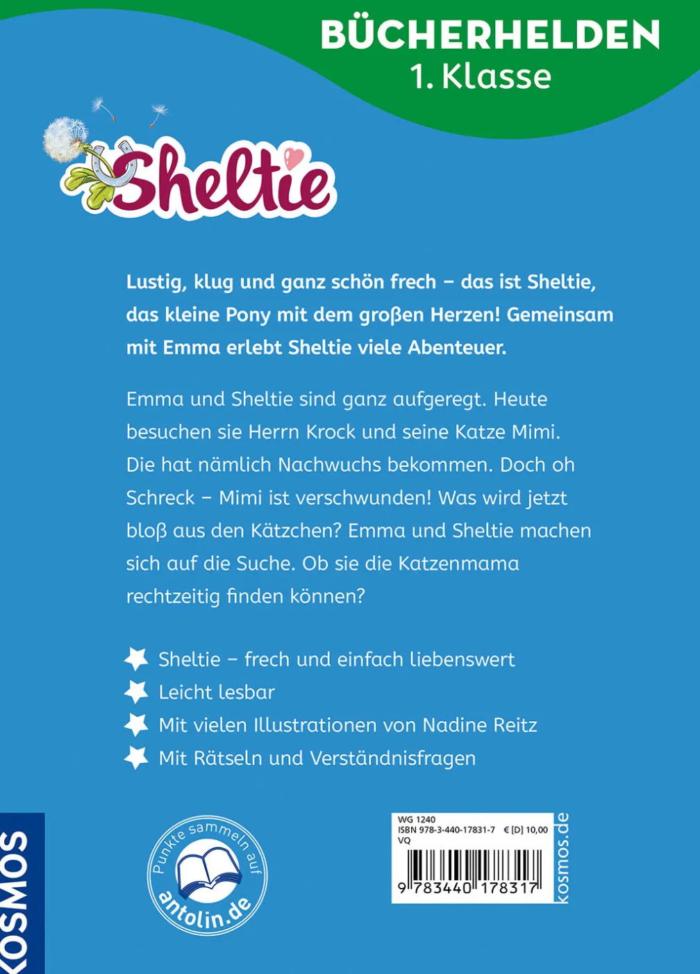 Sheltie, Bücherhelden 1. Klasse, Sheltie und die Katzenbabys