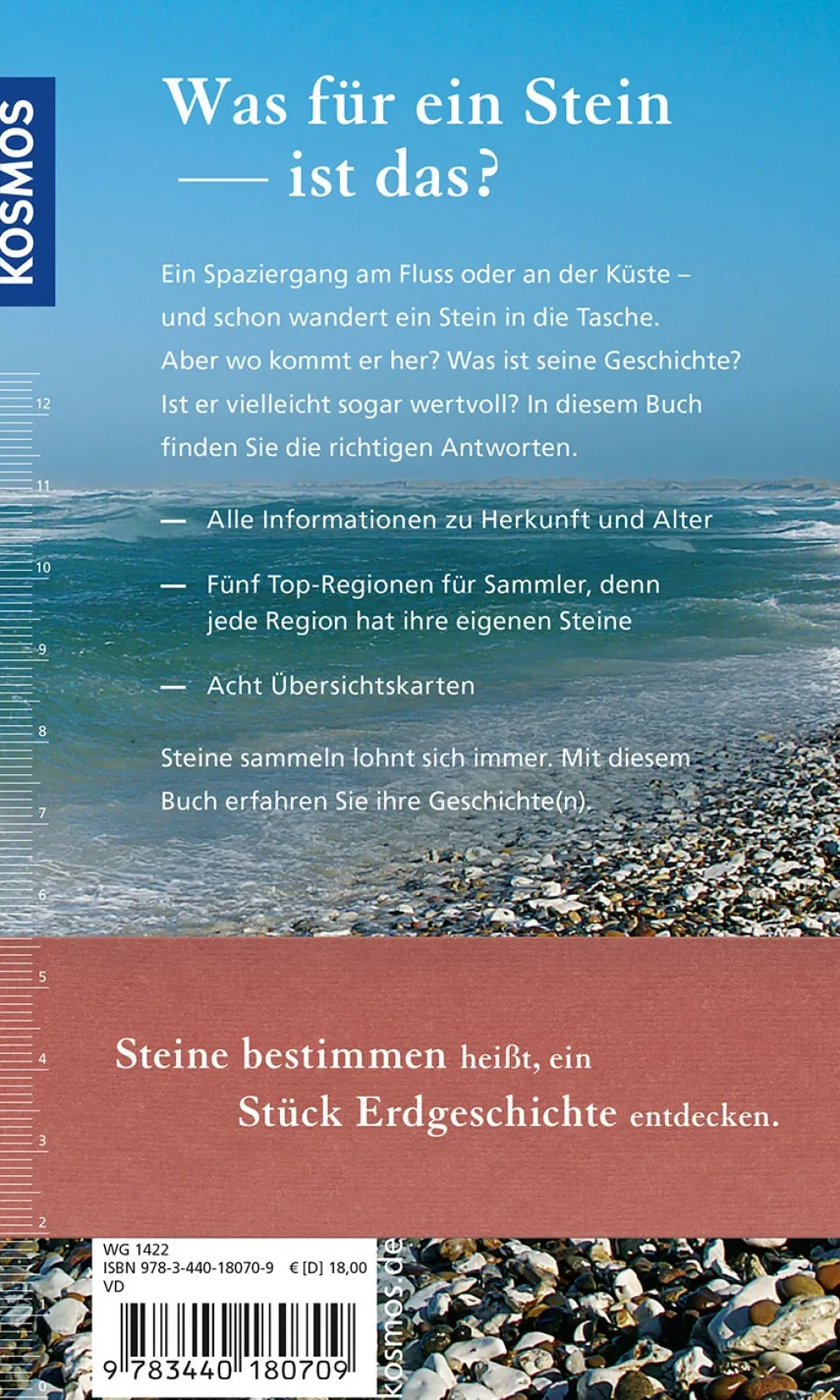 Steine an Fluss, Strand und Küste