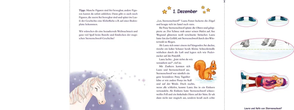Sternenschweif Adventskalender, Weihnachten im Einhornland