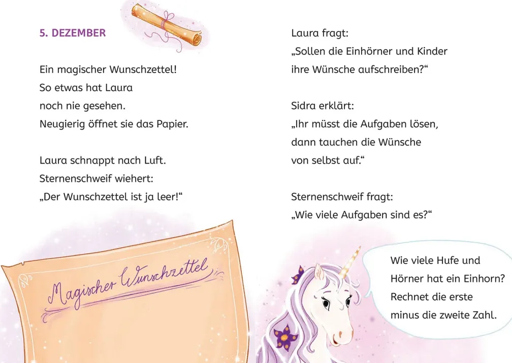 Sternenschweif, Bücherhelden 1. Klasse, Adventskalender, Der magische Wunschzettel