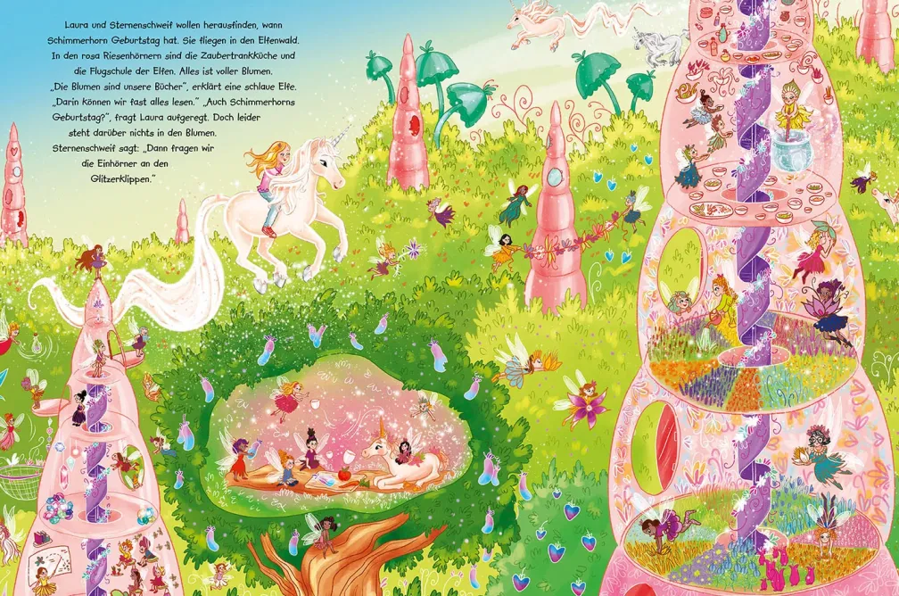 Sternenschweif, Wimmelbuch, Abenteuer im Einhornland