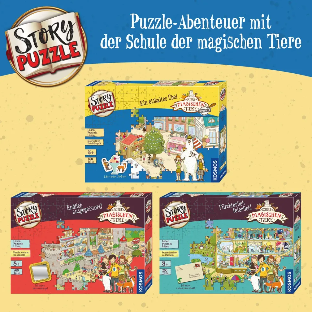 Story-Puzzle: Die Schule der magischen Tiere ermittelt