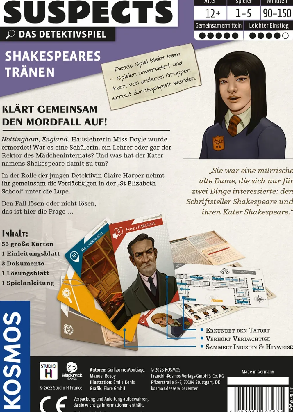 Suspects: Shakespeares Tränen