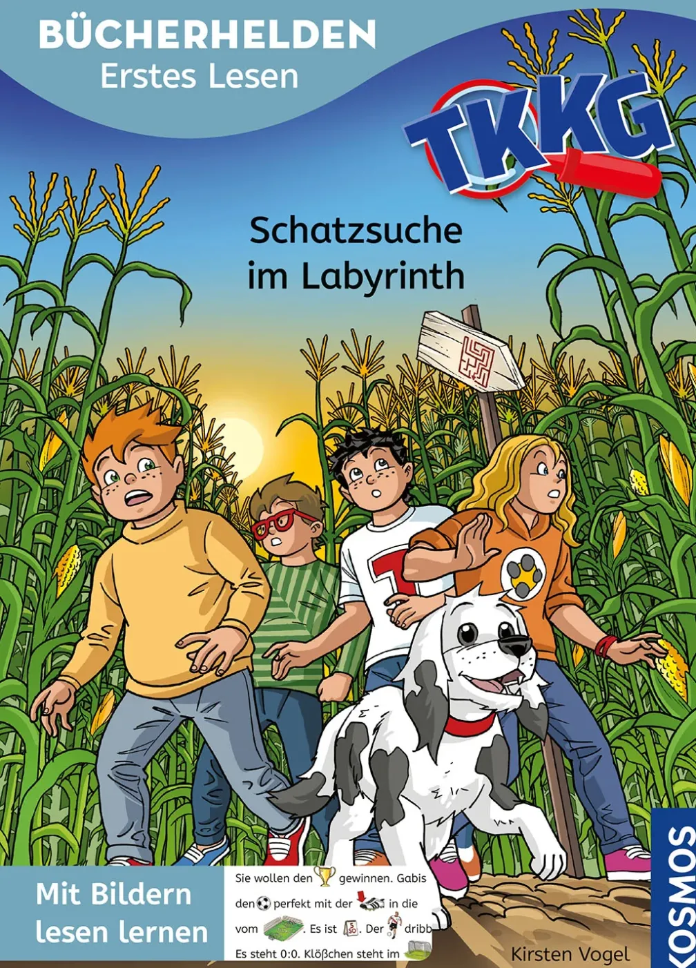 TKKG Junior, Bücherhelden, Erstes Lesen, Schatzsuche im Labyrinth