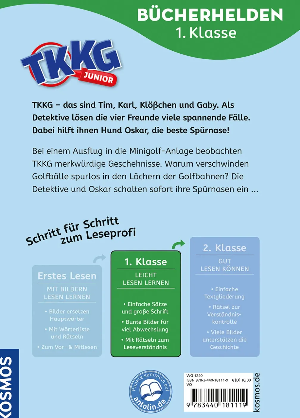 TKKG Junior, Bücherhelden 1. Klasse, Die Minigolf-Mission