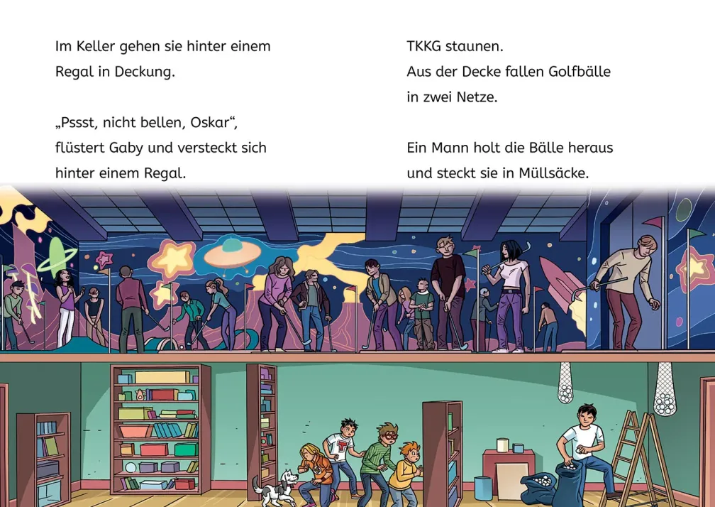 TKKG Junior, Bücherhelden 1. Klasse, Die Minigolf-Mission