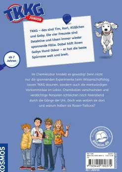 TKKG Junior, 3, Spürnasen im Labor
