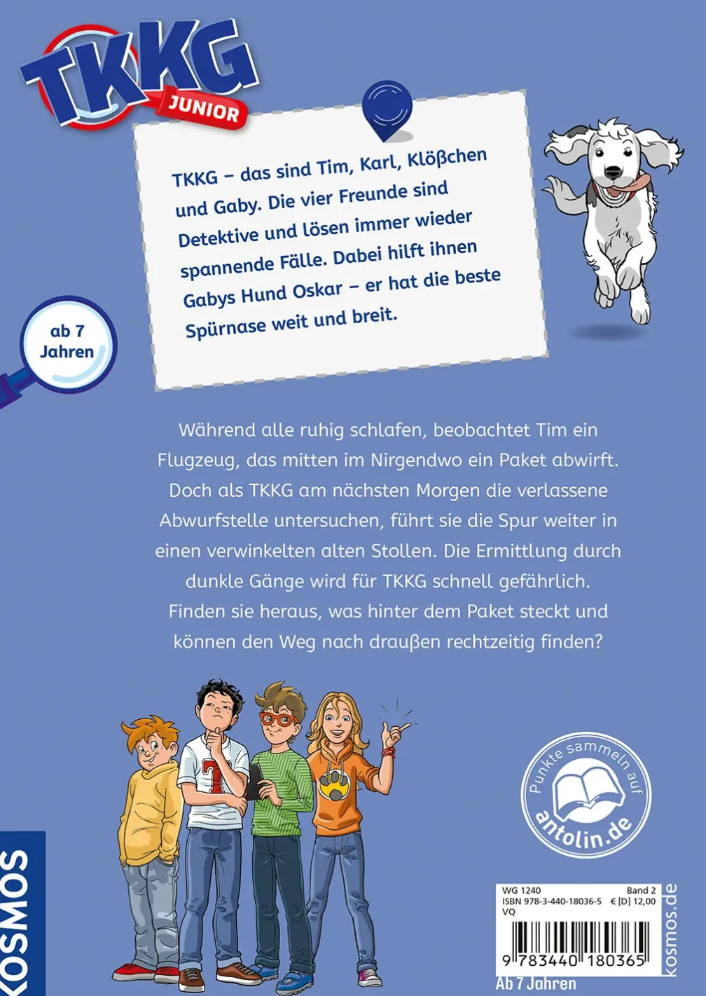 TKKG Junior, 2, Verschollen im Stollen