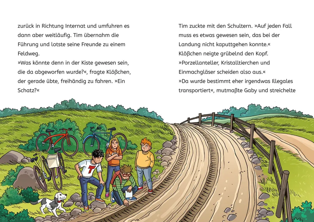 TKKG Junior, 2, Verschollen im Stollen