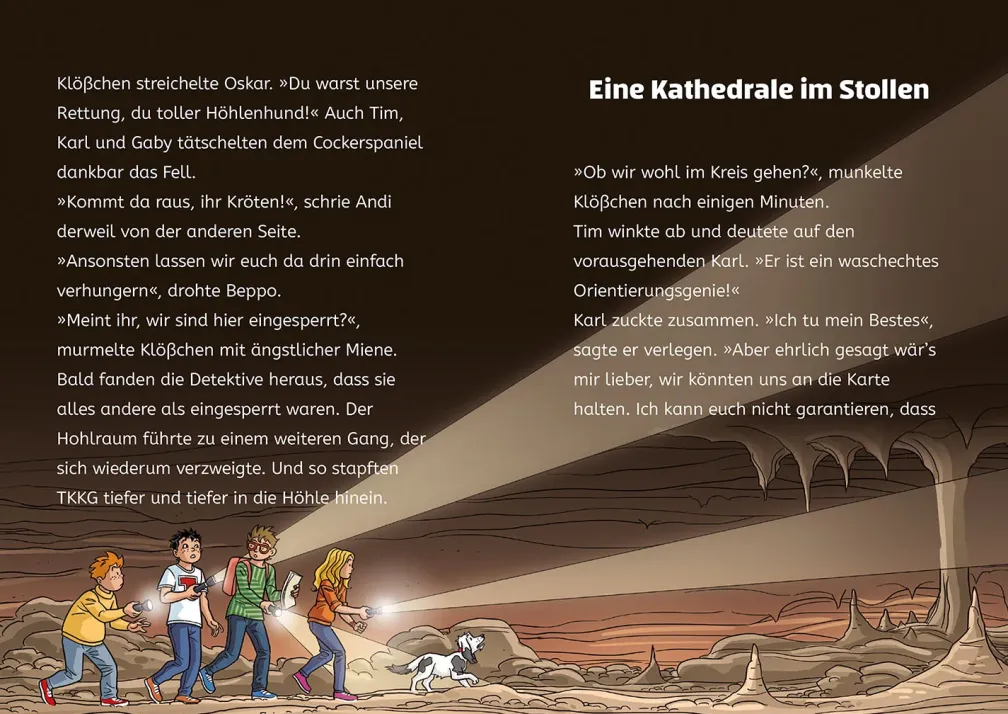 TKKG Junior, 2, Verschollen im Stollen