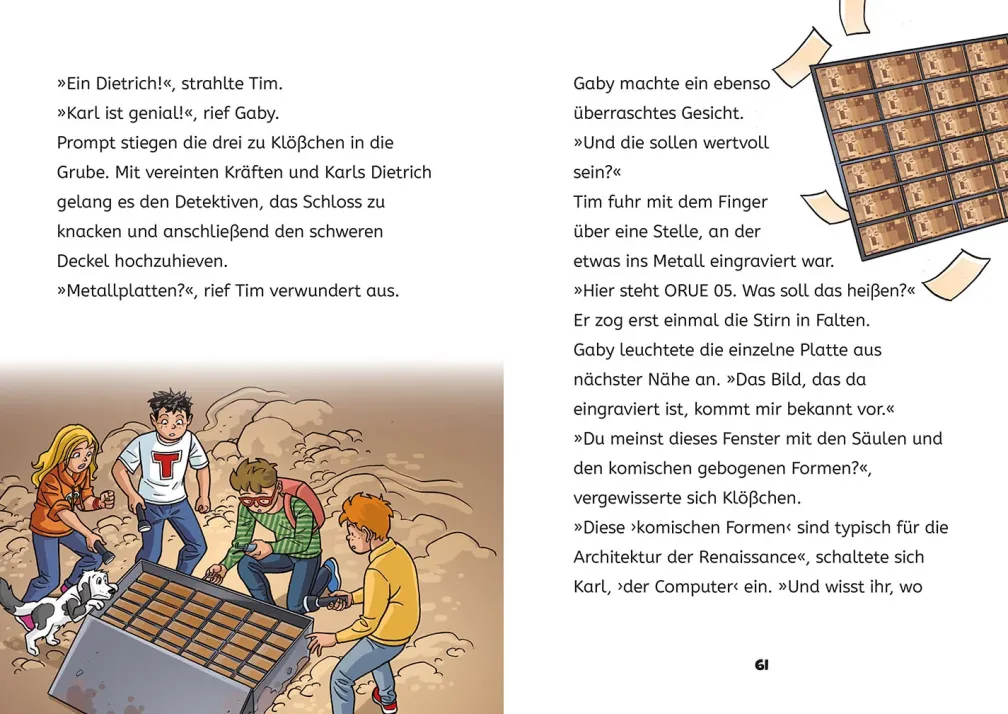 TKKG Junior, 2, Verschollen im Stollen