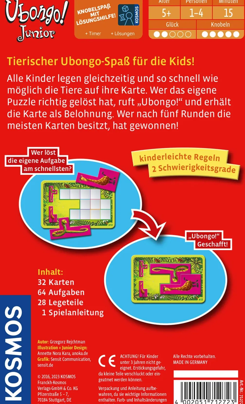Ubongo Junior Mitbringspiel