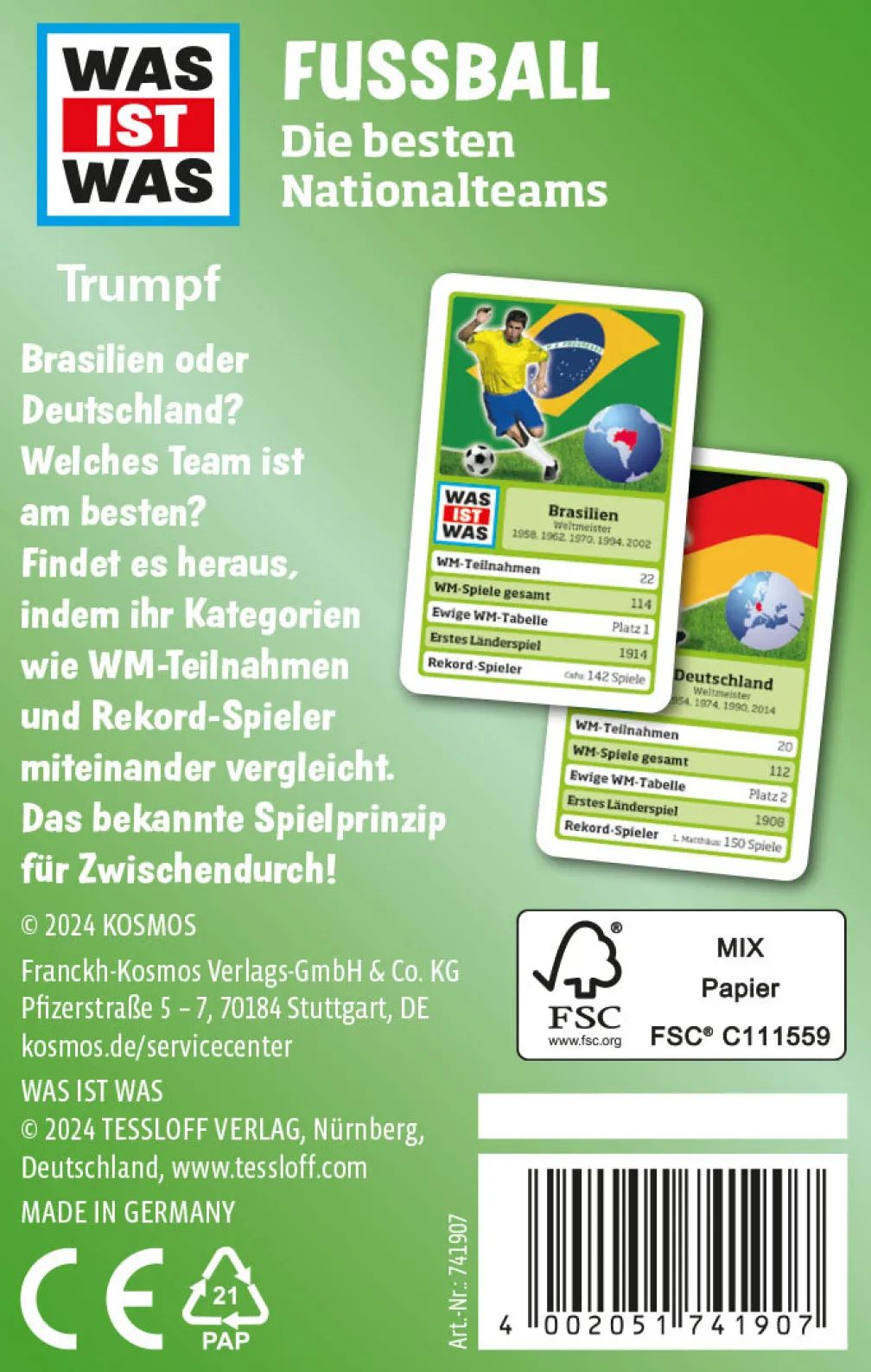 WAS IST WAS Trumpf: Fussball