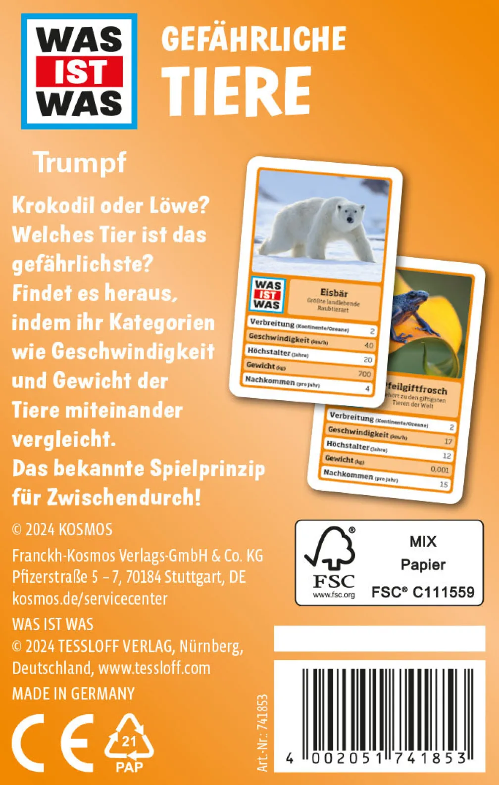 WAS IST WAS Trumpf: Gefährliche Tiere
