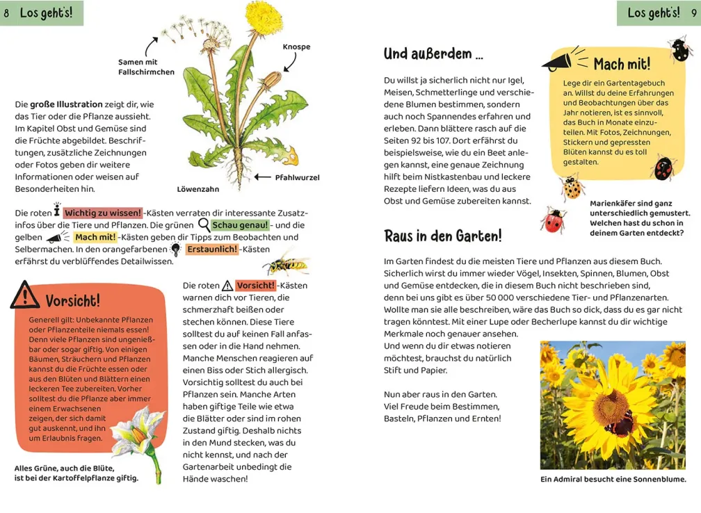 Was lebt im Garten? Kindernaturführer