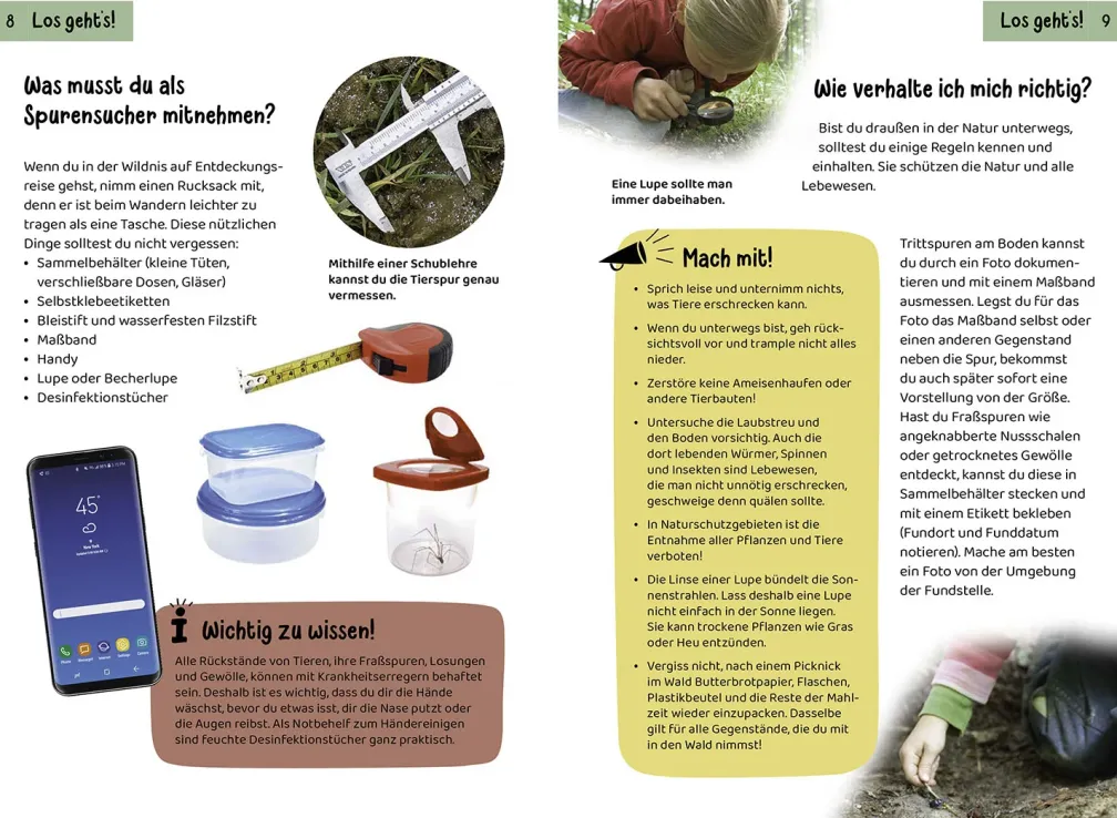 Welche Tierspur ist das? Kindernaturführer